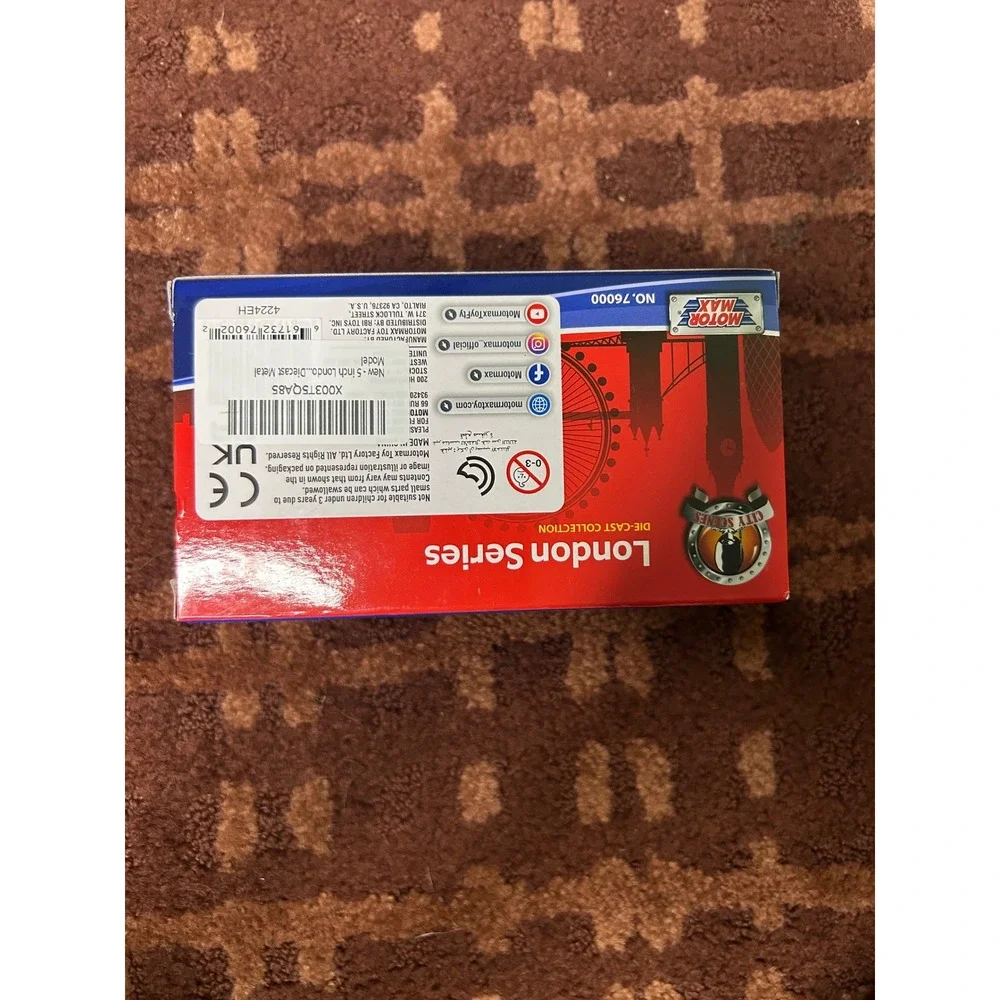 Motor Max London City Sightseeing Die Cast Double‎ Decker Bus London Series